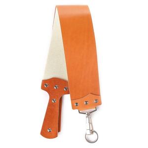 MURID INDUSTRY Handmade Genuine Leather Shave Strop with Metal Hardware for Straight <b>Razor</b> <b>Sharpening</b> - Product Image 4