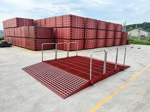 ราวล้างอุตสาหกรรมแบบพกพาสำหรับงานหนัก พร้อมทางลาดและราวจับ - Product Image 3