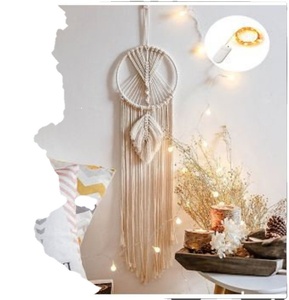 แขวนผนัง macrame | ของตกแต่งห้องเด็กทารกเครื่องดักฝันที่กำหนดเองสำหรับแขวนผนังของตกแต่งบ้าน - Product Image 1