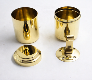 Brass Coffee Filter With Plunger South Indian Traditional Brewer Glossy Finish Kitchen Tool For Home Gifting Use Coffee <b>Maker</b> - Product Image 5