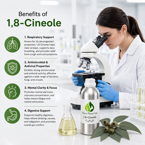 Huile Essentielle Pure de Cineole 1,8-Cineole 100% Pure Distillée à la Vapeur, Fourniture en Gros OEM ODM pour Soins de la Peau et Soins Personnels - Product Image 6
