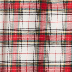 กางเกงชุดนอนสำหรับผู้หญิงกางเกงโยคะขาตรงลำลองมีกระเป๋าใส่สบายระบายอากาศได้ดีมีกระเป๋ากางเกงลายสก๊อตสีแดงขาว - Product Image 5