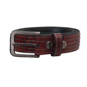 Ceinture en cuir pour homme de qualité supérieure, en cuir de vachette, personnalisable avec gravure, durable, en cuir véritable. - Product Image 2