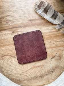 Juego de Posavasos de Cuero Genuino con Aislamiento Térmico, Clásicos, Vintage, Cuadrados, para Bebidas, Vasos, Tazas, Antideslizantes, Duraderos - Product Image 4
