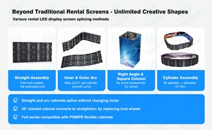 Soluzione Chiavi in Mano per Video Wall LED P1.9 P2.6 P2.9, Schermo LED per Noleggio Interno ed Esterno per Aziende di Noleggio Eventi e Sfondi per Palcoscenici - Product Image 3