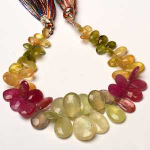 Cuentas de Jaspe Verde Azulado Natural, Corte Brillante, Piedras Preciosas Sueltas con Efecto de Cambio de Color, 100 Gramos para Fabricación de Joyería, Venta al Por Mayor - Product Image 6