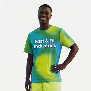 T-shirt imprimé streetwear personnalisé de haute qualité, effet délavé, pour homme, fitness et tenue décontractée, t-shirt confortable pour homme - Product Image 3