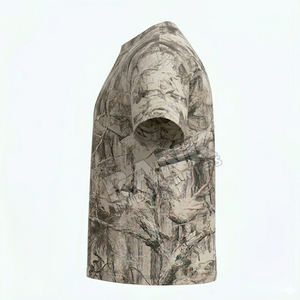 Camisetas de Caza Unisex 100% Algodón Manga Corta con Logotipo Serigrafiado en la Parte Delantera Corte Regular Cuello Redondo para Adultos - Product Image 4