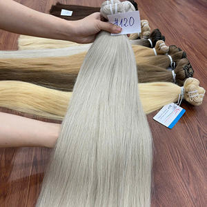 Meilleur Fournisseur de Mèches de Cheveux Naturels Vietnamiens Bruts Lisses, Cuticules Alignées, Ondulations Naturelles, Extensions Doubles Fabriquées à la Machine - Product Image 6