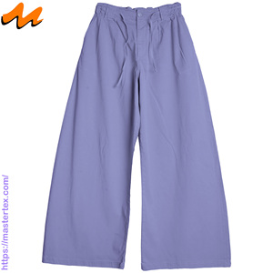 Pantalones Anchos de Mujer, Estilo Palazzo, Ecológicos, Lavables, Transpirables, con Cordón Elástico de Tela, para Fiesta - Product Image 1