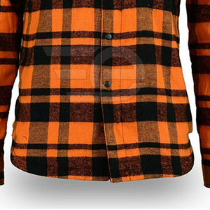 เสื้อเชิ้ตผ้าแฟลนเนลแขนยาวสำหรับผู้ชาย ลำลอง ผ้าฝ้ายเนื้อนุ่ม ลายตาราง สวมใส่สบาย ติดกระดุม  ทันสมัย เหมาะสำหรับใส่ทำงานหรือทำกิจกรรมกลางแจ้ง - Product Image 6