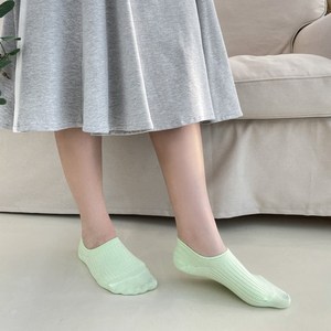 Korea Fashion Women Rib <b>No</b> <b>Show</b> Socks Made of Premium Combed Cotton - Product Image 6