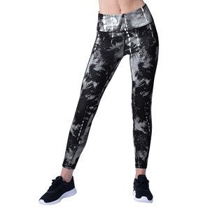 Splendid Apparel High Waist Full Length Geometric <b>Printed</b> Eco-Friendly Women's Sporty Stretch Knitted Spandex Polyester <b>Leggings</b> - Product Image 5
