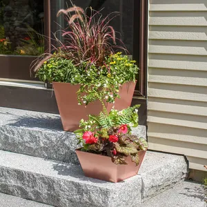 OEM High Quality Decorative Iron Flower Vase Custom Design Coastal Eco-Friendly Handmade Artisan Bulk Supplier Export - Product Image 3