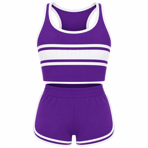 Ensemble jupe courte et débardeur personnalisé HMR Sorority Sisterhood pour femmes, couleur unie, sexy, deux pièces - Product Image 5