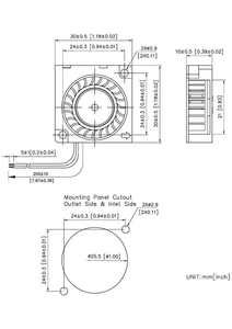 Microventilador de CC de 30mm, 5V, 12V, de 30mm, de corriente continua - Product Image 5