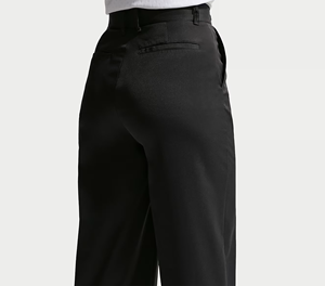 Men's <b>Black</b> Formal <b>Trousers</b> Straight Fit High Waist Button Fly Anti-Wrinkle Polyester Worsted Fabric Autumn Wear - Product Image 4