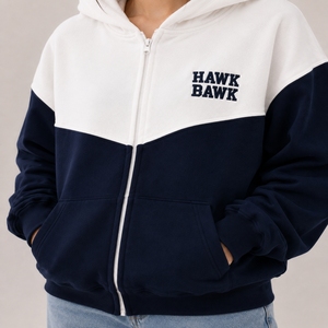 Sudadera con capucha y cremallera para mujer, estilo urbano premium, cómoda para invierno, corte relajado, lujo y confort, tela suave - Product Image 6