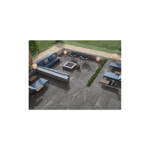 กระเบื้องลายหินแกรไฟต์  แบบหินธรรมชาติ สำหรับปูพื้นภายนอก ขนาด 600x600 มม. เหมาะสำหรับใช้ในครัว บ้านพักตากอากาศ ห้างสรรพสินค้า และสวน - Product Image 1