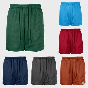Shorts de sport pour hommes en gros, simple couche, couleur unie, respirants, séchage rapide, imperméables, coupe-vent, taille élastique, haute qualité, personnalisables - Product Image 1
