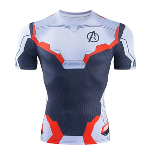 Men’s Graphic Sublimation Rashguard Long Sleeve Compression Shirt UV Protection Quick Dry Surf Swimming Fitness Gym Sportswear - Product Image 5