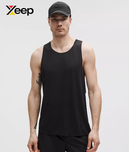 เสื้อกล้ามออกกำลังกายผู้ชาย XEEP รุ่น XC-GTT-36 ระบายอากาศได้ดี แห้งเร็ว พิมพ์ลายแบบ Heat-Transfer ผ้าถัก 100% คอตตอน คอกลม สีพื้น - Product Image 1