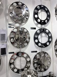 Cubierta de rueda de autobús/camión de centro abierto de acero inoxidable 225 T304 para ruedas de aleación - Product Image 2