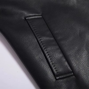 Manteau d'hiver en cuir pour homme, design tendance, avec ceinture, imperméable, séchage rapide, respirant, de haute qualité, épais - Product Image 3