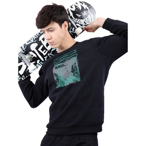 Vente en gros Nouvel arrivage Hiver Hommes 100% Coton Pull Polaire Surdimensionné Manches Longues Solide Classique Tricoté Chemises Respirantes - Product Image 1