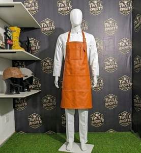 Delantal de Cuero Duradero de Estilo Vintage para Ropa de Trabajo Elegante, Delantal de Cuero de Calidad Superior para Cocinar - Product Image 3