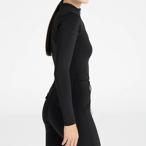 High Quality 4way Stretch Horse Riding Equestrian Shirt <b>Top</b> Base Layer Competition Show Shirt <b>Polo</b> in Soft Feel Technical Fabric - Product Image 3