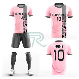 Uniformes de Fútbol Profesionales para Hombre al por Mayor, Tallas Grandes, 100% Poliéster, Manga Corta, Logotipo Frontal Personalizado, Camisetas de Fútbol OEM - Product Image 6