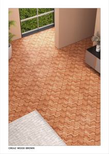 Lexona CASATA BROWN 600x600mm Marrón Rojizo, Promoción de Stock, Moderno, Mate, Imitación Madera, Inspirado en Mármol, Texturizado, Antideslizante para Piso y Pared - Product Image 6