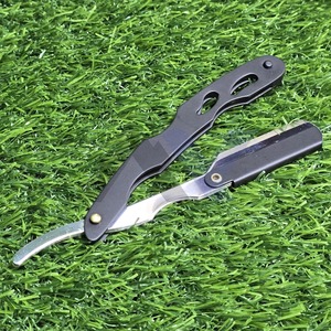 High Quality Stainless Steel Black Silver Barber <b>Swing</b> Lock Razor <b>Single</b> Edge Blade Face Shaving Tool for Men Salon Grooming - Product Image 4