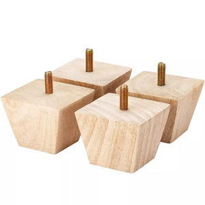 Sofa <b>Legs</b> Replacement Furniture <b>Legs</b> Square Wood Couch Cabinet <b>Table</b> Feet Solid Wood OEM ODM Manufacturer - Product Image 2