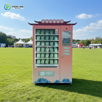 Distributeur automatique intelligent de snacks et boissons pour environnements très fréquentés avec paiement par code QR