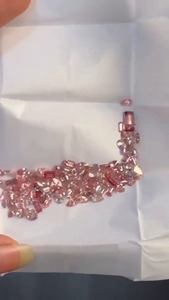 Prix de gros Diamants en vrac fantaisie de couleur rose CVD HPHT, formes mélangées fantaisie, clarté VS, pierres précieuses pour la fabrication de bijoux - Product Image 4
