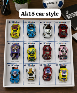 AK15 นาฬิกาตั้งโต๊ะรูปรถการ์ตูนพลาสติก รุ่นมินิ ของเล่นสะสม ของขวัญ - Product Image 1