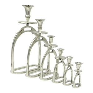 Decorative Shiny Polish Horse Stirrup Candle Stand For <b>Candlestick</b> <b>Holder</b> Sets Custom Sizes Equestrian Home Decoration Hot Sell - Product Image 5