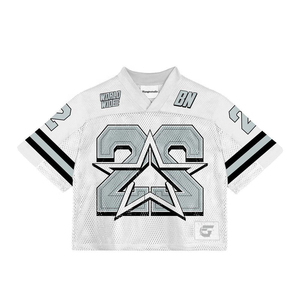 Customized Streetwear Retro American Vintage Style Classic Baseball Mesh Football Boxy T-Shirt Soccer Jersey for <b>Men</b> - Product Image 4
