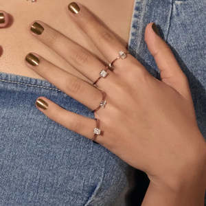 Radiant Cut Engagement <b>Ring</b> For Women With IGI Certified VVS-VS Clarity Buy Direct From <b>Indian</b> Trusted Supplier - Product Image 2