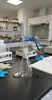 Unité d'aspiration/filtration sous membrane en verre borosilicaté MAYALAB, capacité 1000 ml, personnalisable OEM, transparente, pour la recherche en laboratoire