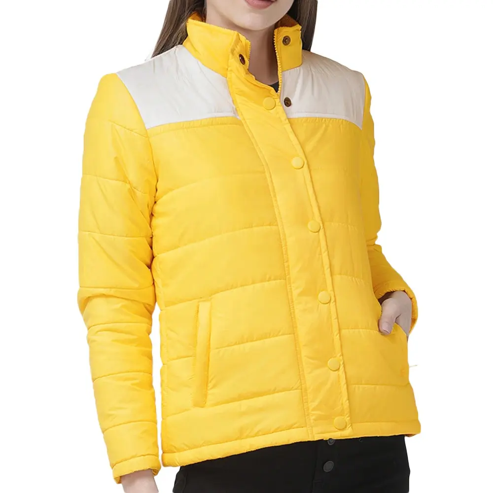 2021 겨울 솔리드 여성 자르기 호흡기 후드 다운 재킷 폭격기 자켓 버블 코트 여성 긴 소매 두꺼운 지퍼 버블 자켓