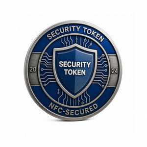 Moneda de Desafío NFC Personalizada B2B - Tarjeta de Visita Inteligente de Metal Grabada con Láser para Compartir en Redes Sociales - Product Image 6