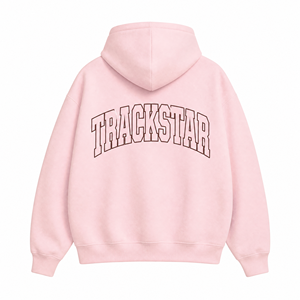 Sweat à capuche oversize Trackstar, broderie personnalisée, unisexe, mélange de coton, molleton, vêtements décontractés d'hiver, vente en gros, OEM, ODM, en vrac, TS-HD-044 - Product Image 6