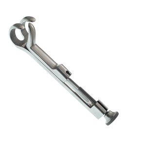Pinza Lowman de 4-3/4″, calibrada, de 18″, con mandíbulas de 1x2 puntas, de 34″ de ancho, instrumento quirúrgico ortopédico de acero inoxidable para sujeción de huesos - Product Image 1