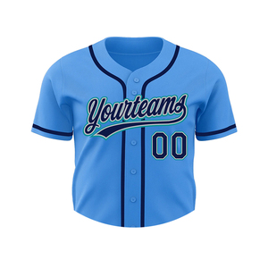 Best Quality Custom Sublimation Breathable Quick Dry 100% Polyester Baseball Jerseys Wholesale Uniform - Product Image 2