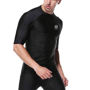 Traje de baño elegante para hombre, tela elástica transpirable, ideal para nadar, surfear y deportes acuáticos - Product Image 5