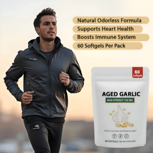 Cápsulas Blandas de Ajo Envejecido de Alta Potencia, Sin Olor, Marca Privada, 750 mg, Suplemento Dietético Herbal para el Bienestar de Adultos - Product Image 6