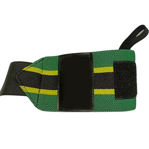 Bandes de compression flexibles professionnelles pour la musculation, la gym et le fitness - Polyester et coton avec fermeture à boucle magnétique - Product Image 4